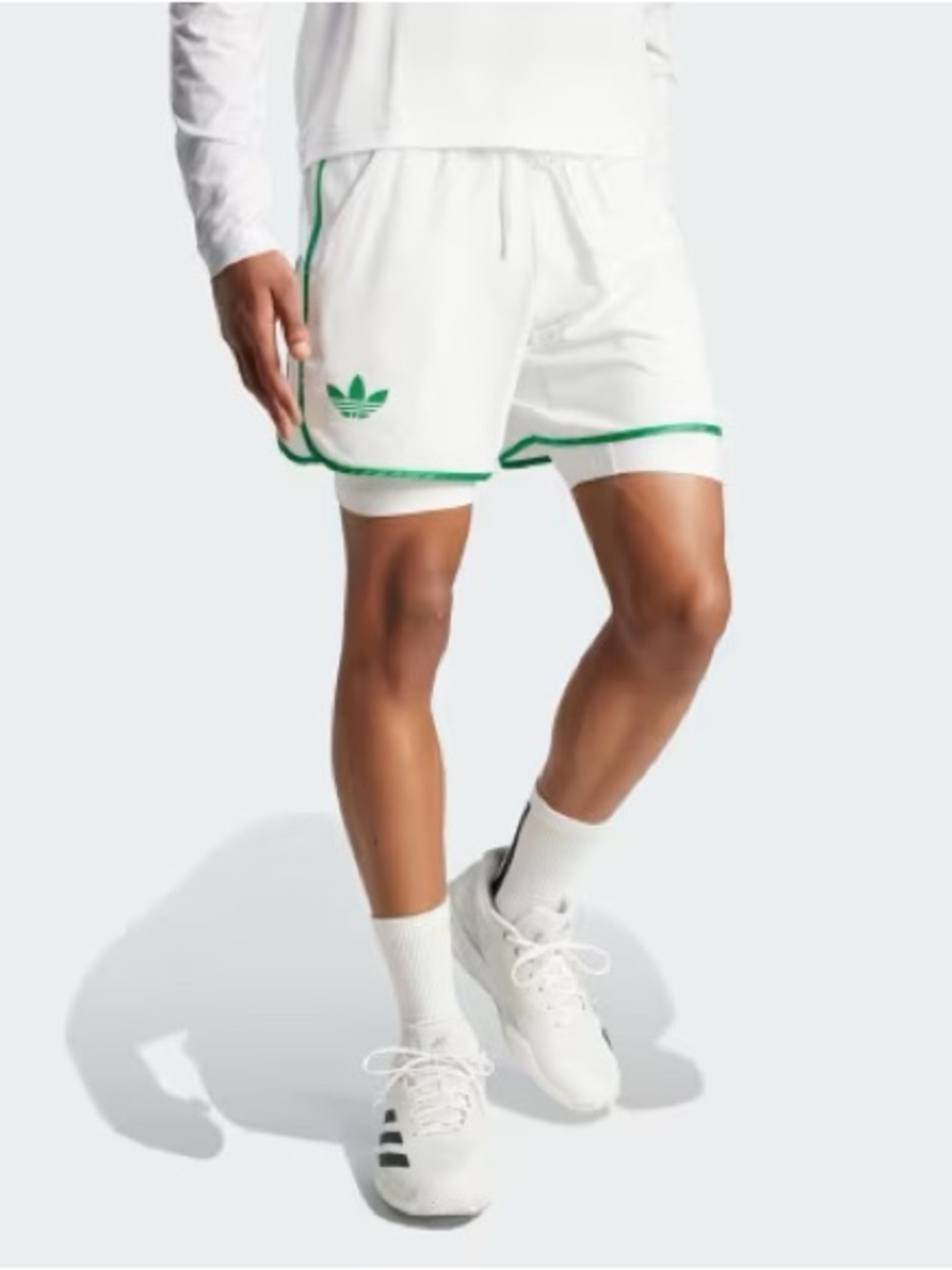 Adidas Men's Wimbledon Pro Tennis Shorts Set 5' White
